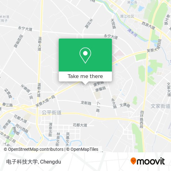 电子科技大学 map