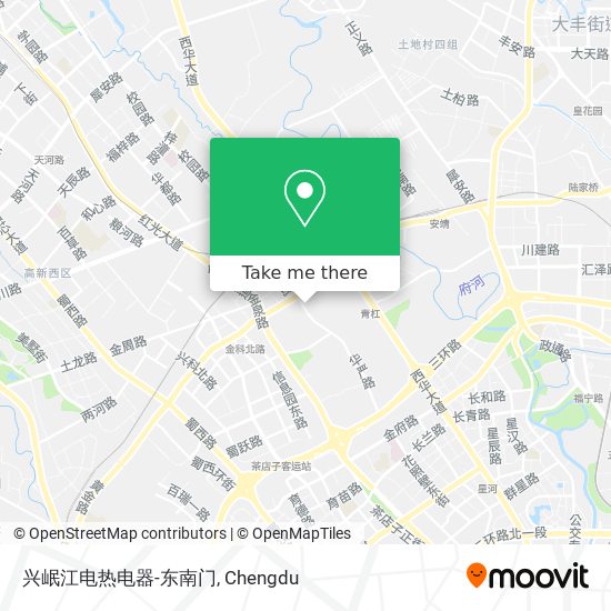 兴岷江电热电器-东南门 map