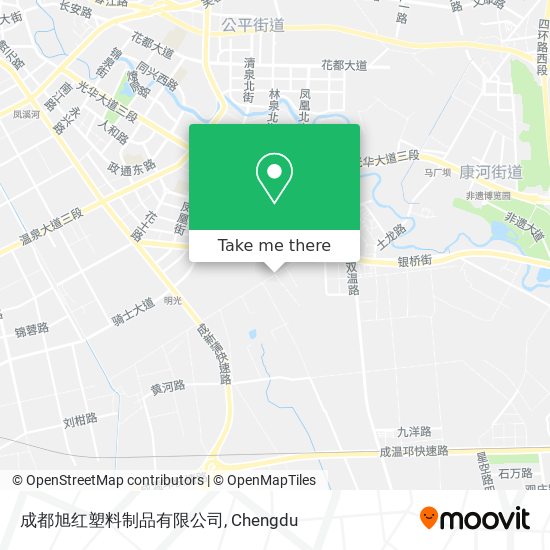 成都旭红塑料制品有限公司 map
