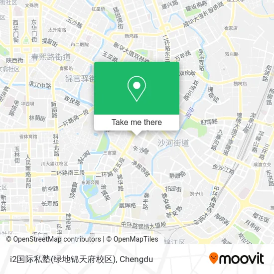 i2国际私塾(绿地锦天府校区) map