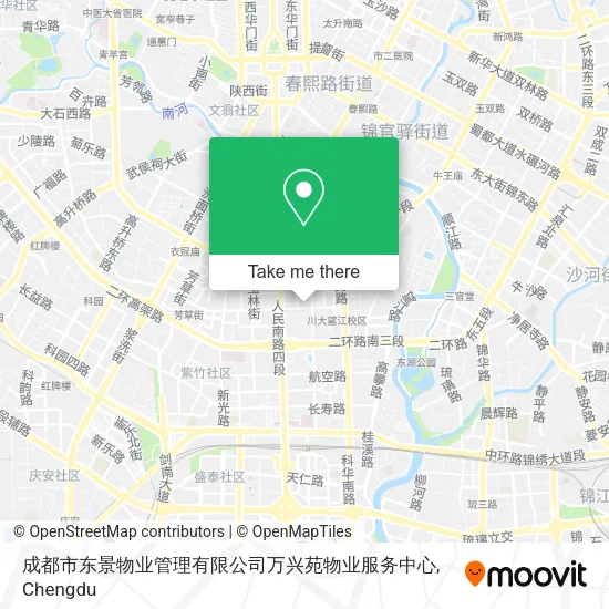 成都市东景物业管理有限公司万兴苑物业服务中心 map