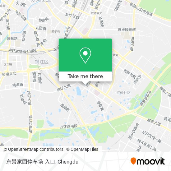 东景家园停车场-入口 map