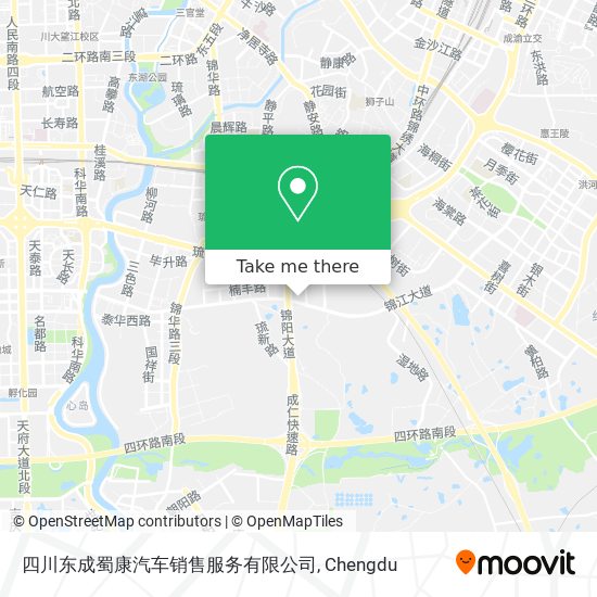 四川东成蜀康汽车销售服务有限公司 map