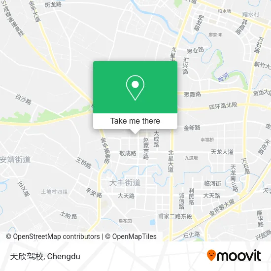 天欣驾校 map