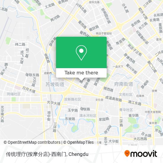 传统理疗(按摩分店)-西南门 map