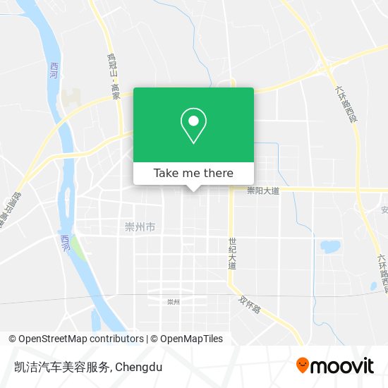 凯洁汽车美容服务 map