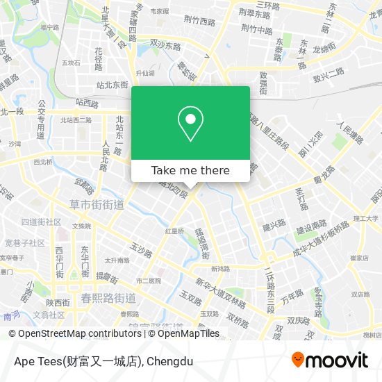 Ape Tees(财富又一城店) map