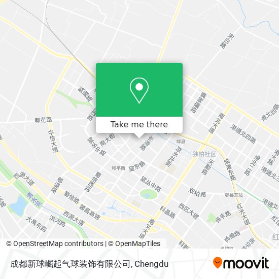 成都新球崛起气球装饰有限公司 map
