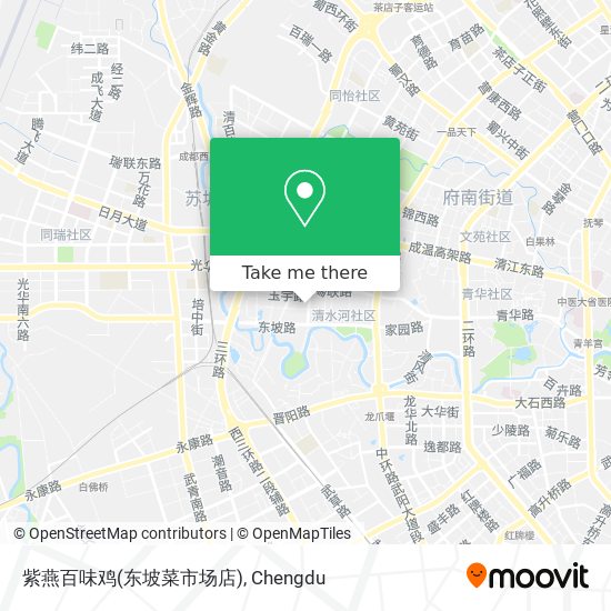 紫燕百味鸡(东坡菜市场店) map