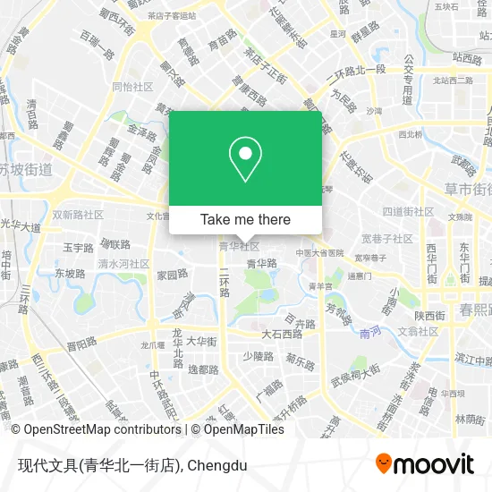 现代文具(青华北一街店) map