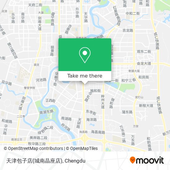 天津包子店(城南晶座店) map