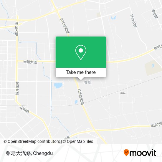 张老大汽修 map