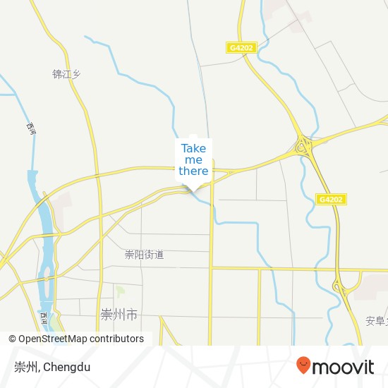 崇州 map