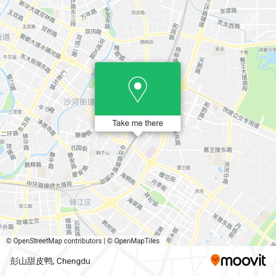 彭山甜皮鸭 map