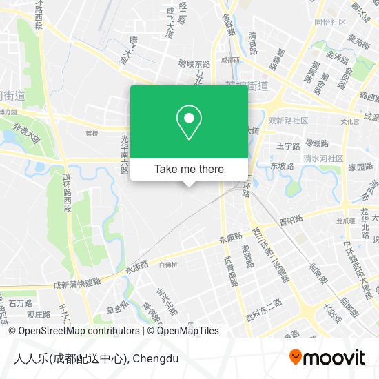 人人乐(成都配送中心) map