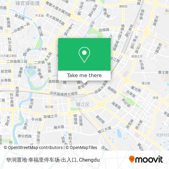 华润置地·幸福里停车场-出入口 map