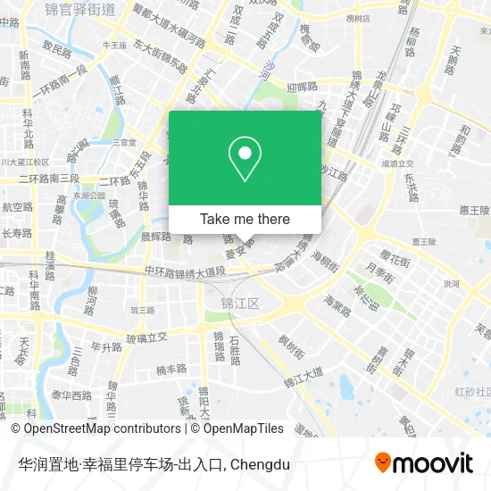 华润置地·幸福里停车场-出入口 map