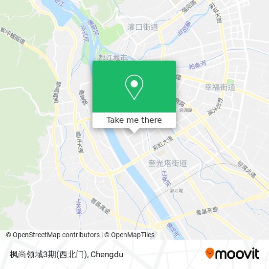 枫尚领域3期(西北门) map