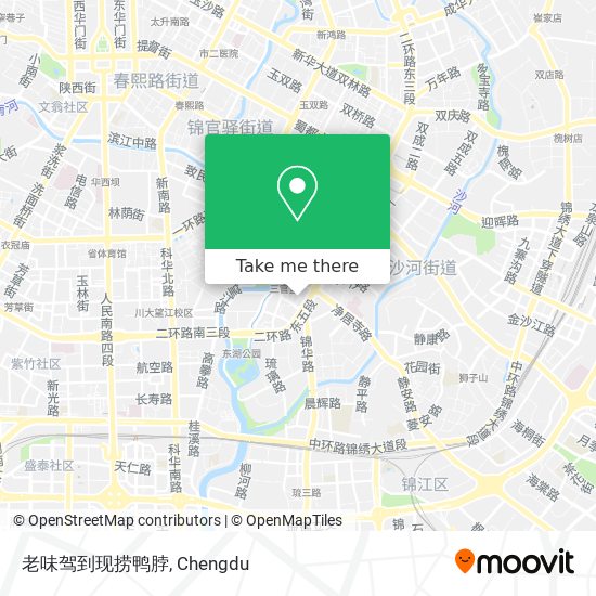 老味驾到现捞鸭脖 map