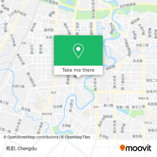 蜀郡 map