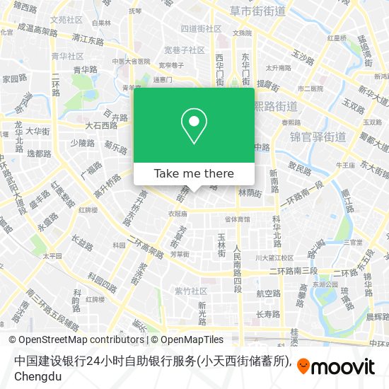 中国建设银行24小时自助银行服务(小天西街储蓄所) map