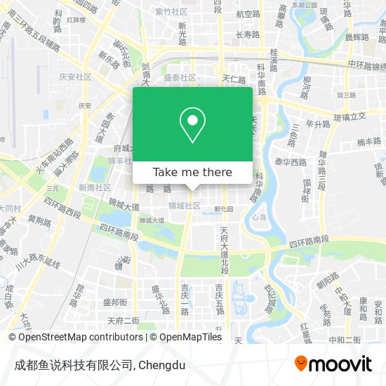 成都鱼说科技有限公司 map