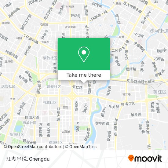 江湖串说 map