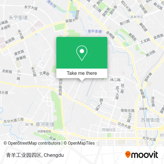青羊工业园四区 map