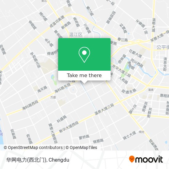 华网电力(西北门) map