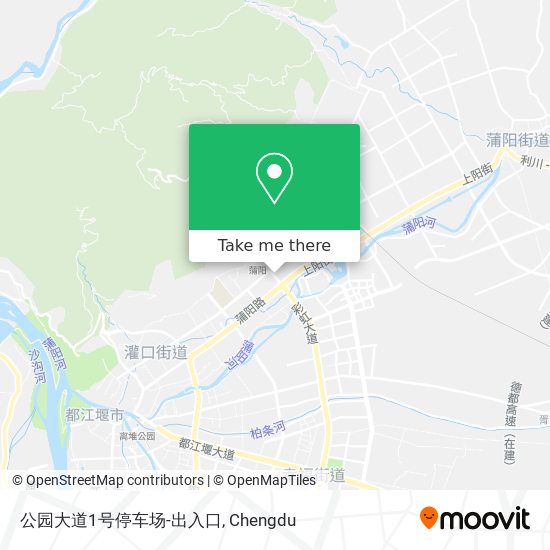 公园大道1号停车场-出入口 map