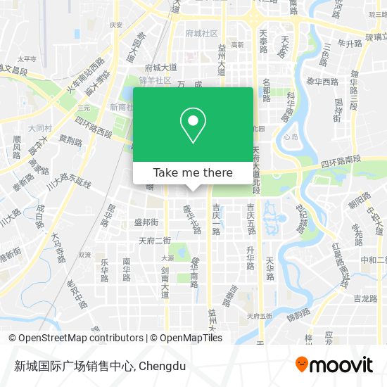 新城国际广场销售中心 map