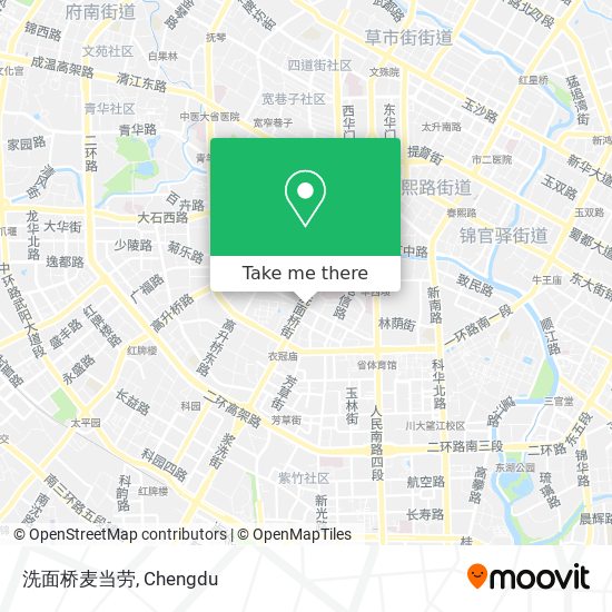 洗面桥麦当劳 map