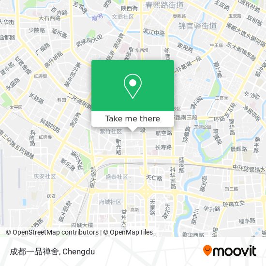 成都一品禅舍 map