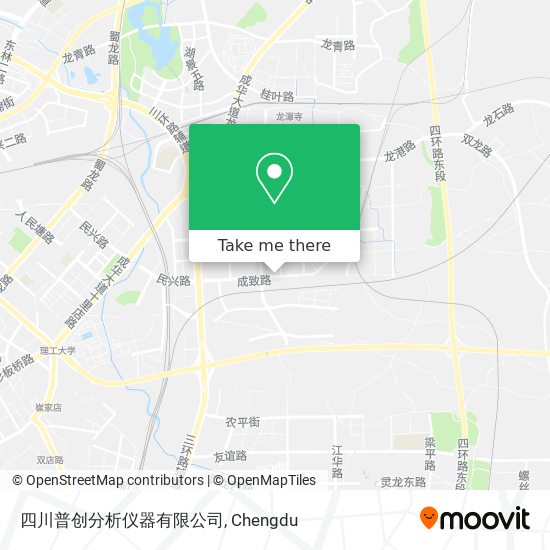 四川普创分析仪器有限公司 map