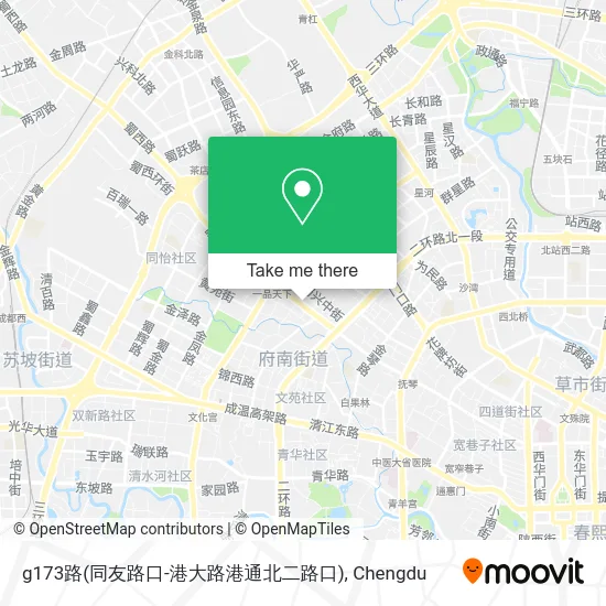 g173路(同友路口-港大路港通北二路口) map