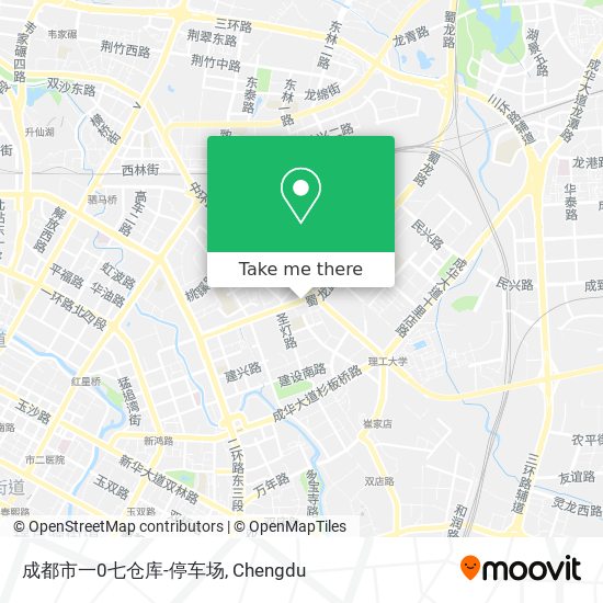 成都市一0七仓库-停车场 map