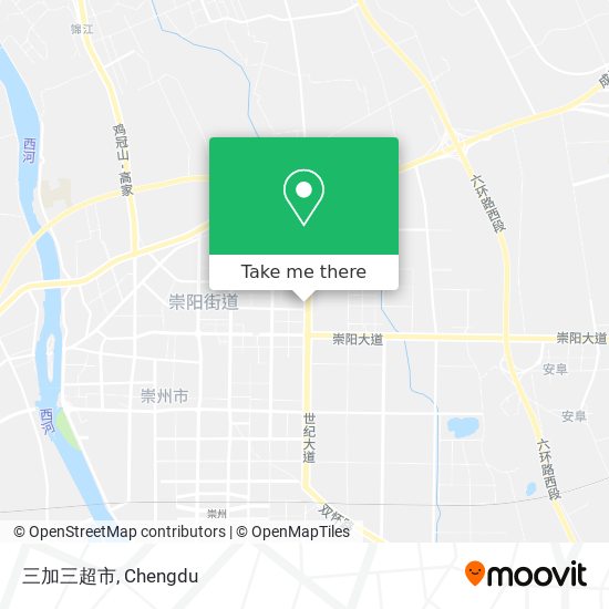 三加三超市 map