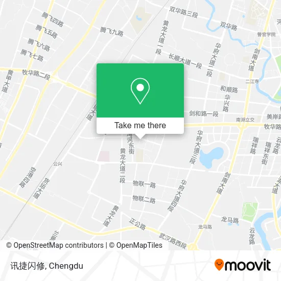 讯捷闪修 map