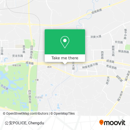 公安POLICE map