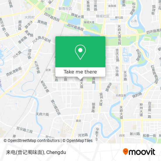 来电(曾记蜀味面) map