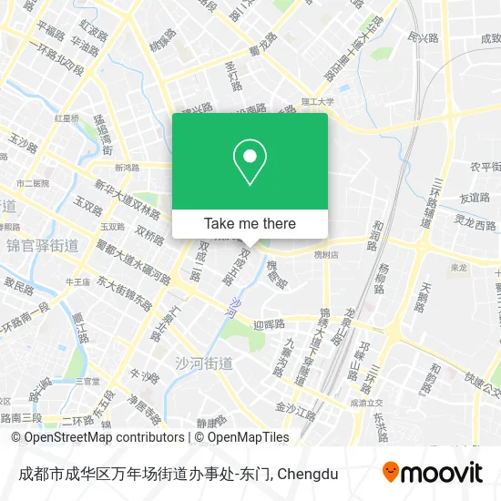 成都市成华区万年场街道办事处-东门 map