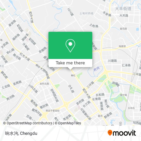 响水沟 map