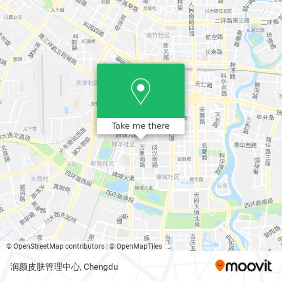 润颜皮肤管理中心 map