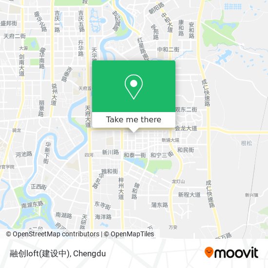 融创loft(建设中) map