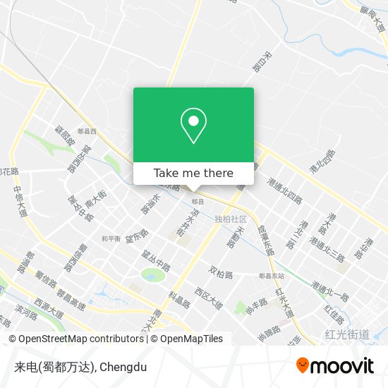 来电(蜀都万达) map