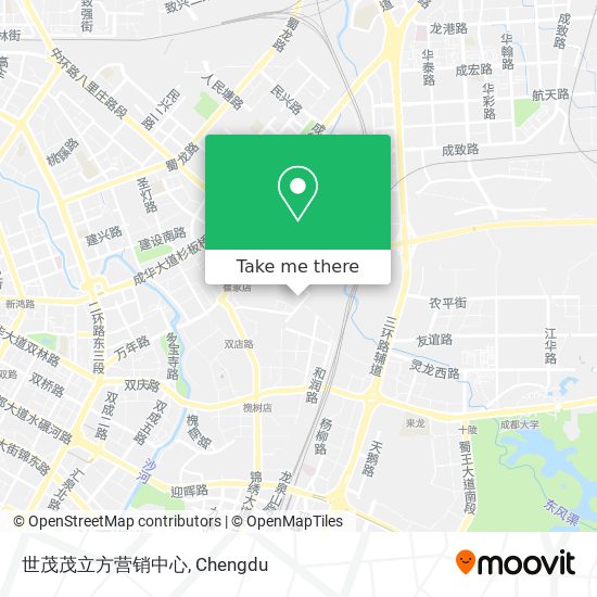 世茂茂立方营销中心 map