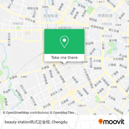 beauty station韩式定妆馆 map