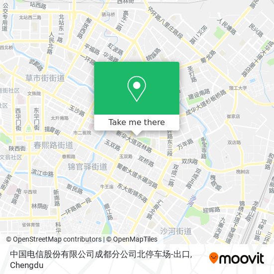 中国电信股份有限公司成都分公司北停车场-出口 map