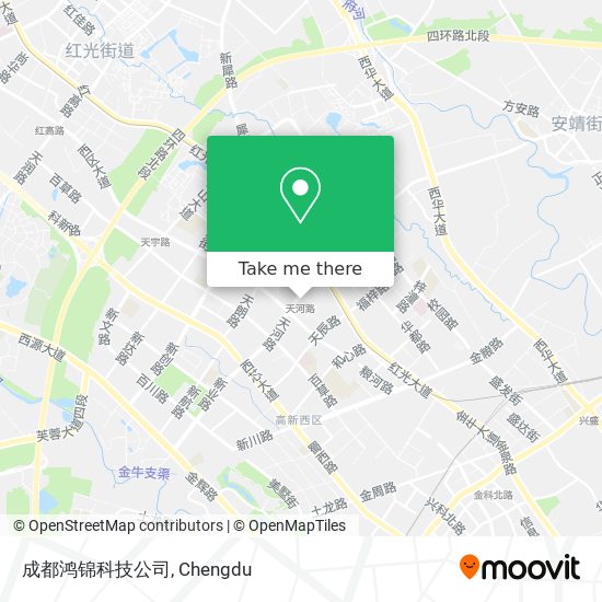 成都鸿锦科技公司 map
