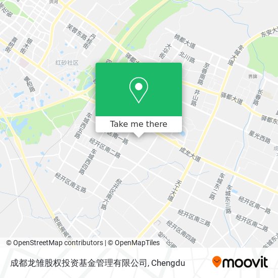 成都龙雏股权投资基金管理有限公司 map
